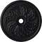 Ekena Millwork Sellek Ceiling Medallion (Fits Canopies up to 9"), Hand-Painted Steel Gray, 42 1/8"OD x 1 7/8"P CM42SKSGS - alternate 1